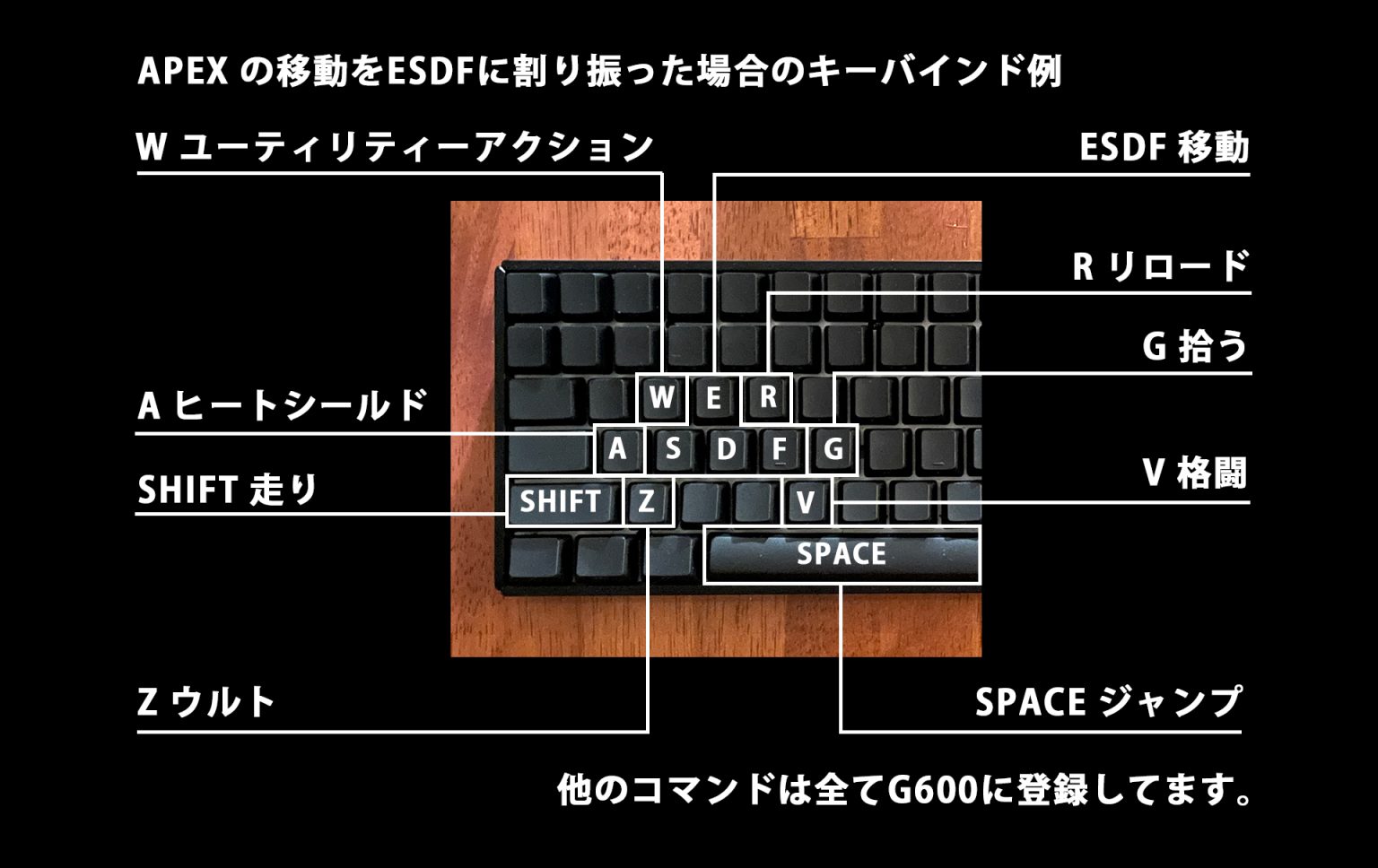 【APEX】ApexLegendsでG600を使用する際のおすすめ設定【ゲーミングマウス】 のり柴ブログ